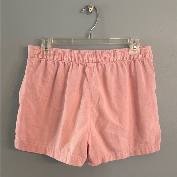 J. Crew Women's S Beachy Pull on Tropez Pink Linen blend Shorts - Picture 6 of 7